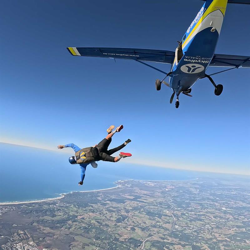 Byron Bay 15,000ft with Gold Coast Transfer