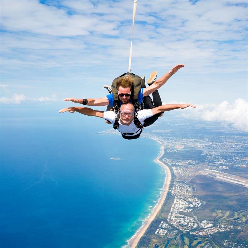 Noosa 13,000ft with Brisbane/Mooloolaba Transfer